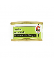 Pot de terrine de canard au piment du Périgord